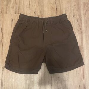 H&M Men's Dark Brown Cotton Shorts